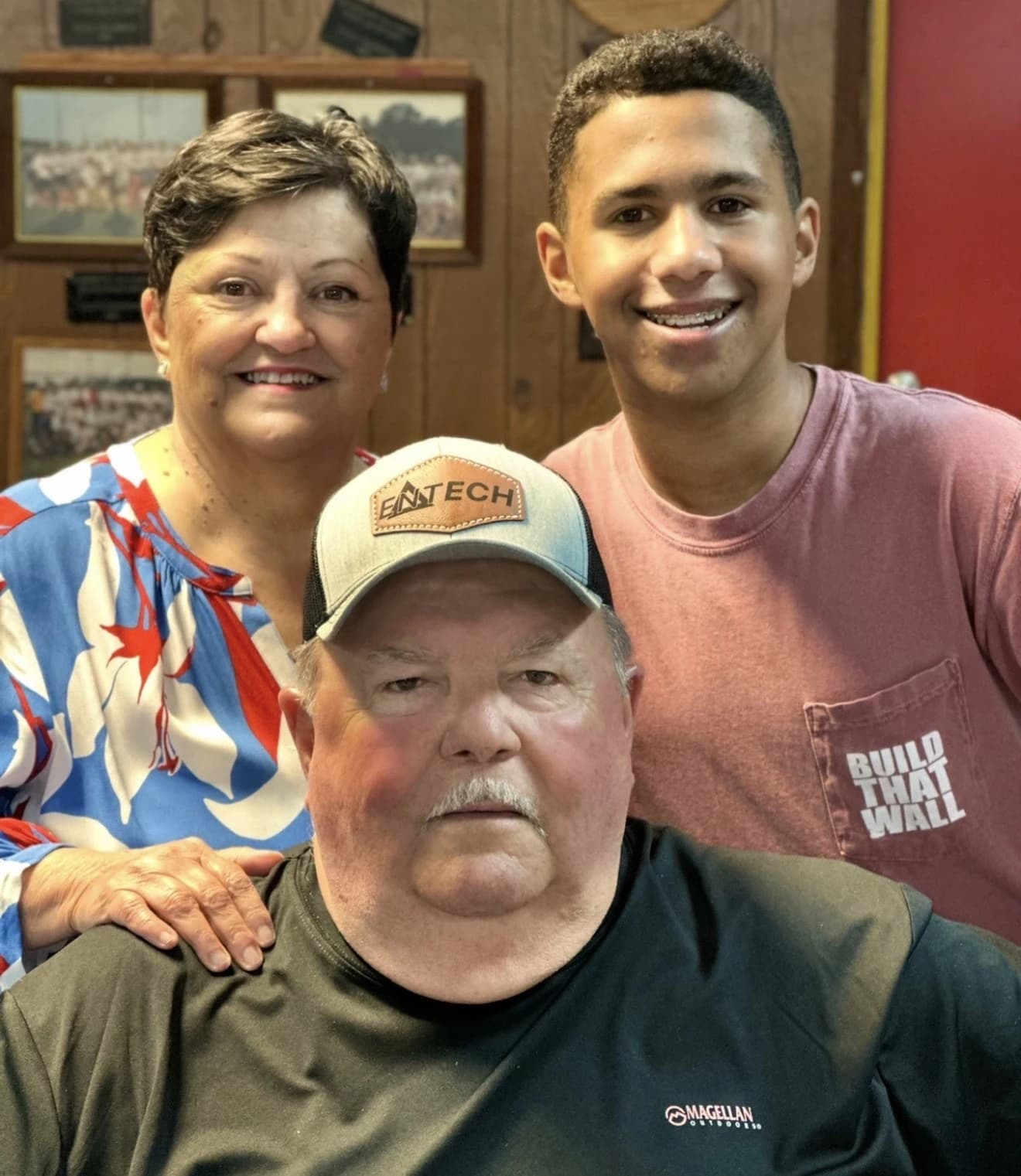 Even St. Julien with family members who shaped his life